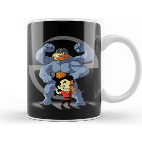 Baskı Dükkanı Beauty And The Beast Muscular Trainer Kupa
