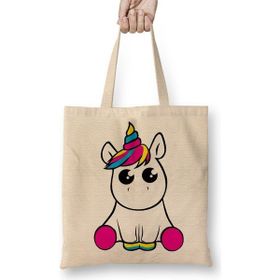 Baskı Dükkanı Bebek Unicorn Bez Çanta