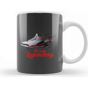 Baskı Dükkanı Become Legendary Air Jordan 3 Kupa