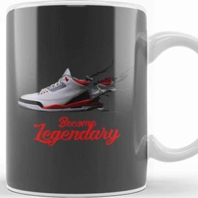 Baskı Dükkanı Become Legendary Air Jordan 3 Kupa