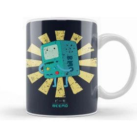 Baskı Dükkanı Beemo Retro Japanese Adventure Time Kupa Bardak