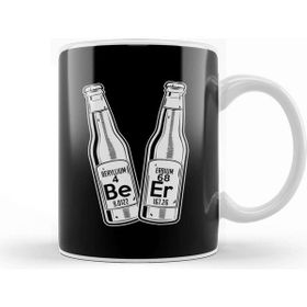 Baskı Dükkanı Beer Beryllium Erbium Funny Chemistry Periodic Pun Kupa Bardak