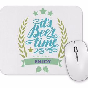 Baskı Dükkanı Beer Time Enjoy Mouse Pad