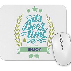 Baskı Dükkanı Beer Time Enjoy Mouse Pad