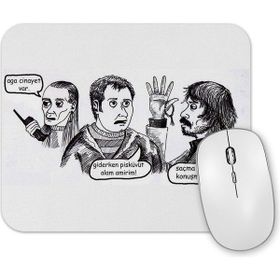 Baskı Dükkanı Behzat Ç Sevmek Güzel Şey De Acısı Kötü Mouse Pad
