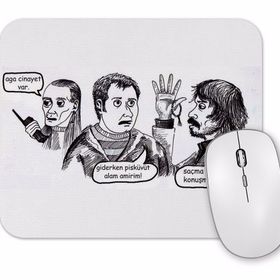 Baskı Dükkanı Behzat Ç Sevmek Güzel Şey De Acısı Kötü Mouse Pad