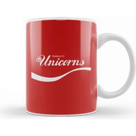 Baskı Dükkanı Believe In Unicorns Coke Mix Kupa