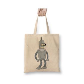 Baskı Dükkanı Bender Futurama Bez Çanta