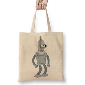 Baskı Dükkanı Bender Futurama Bez Çanta