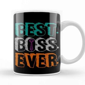 Baskı Dükkanı Best Boss Ever Kupa