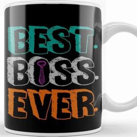 Baskı Dükkanı Best Boss Ever Kupa