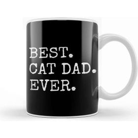 Baskı Dükkanı Best Cat Dad Ever 01 Kupa