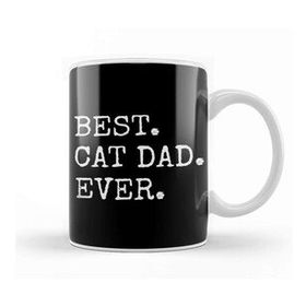 Baskı Dükkanı Best Cat Dad Ever 01 Kupa