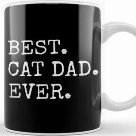 Baskı Dükkanı Best Cat Dad Ever 01 Kupa