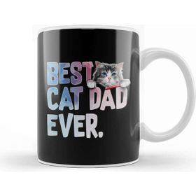 Baskı Dükkanı Best Cat Dad Ever Costume Gift Kupa