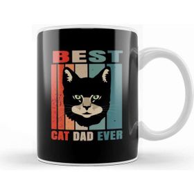 Baskı Dükkanı Best Cat Dad Ever Kedi 01 Kupa