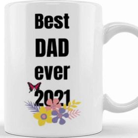 Baskı Dükkanı Best Dad Ever Papa Fathers Day Kupa