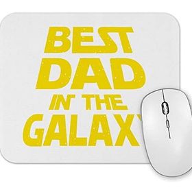 Baskı Dükkanı Best Dad in the Galaxy Mouse Pad
