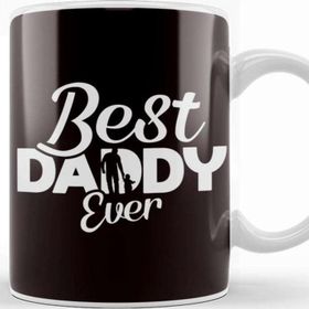 Baskı Dükkanı Best Daddy Ever Dad Papa Father Poppa Fatherhood Stepdad Kupa Bardak