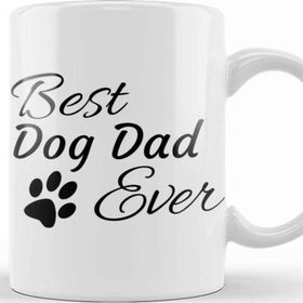 Baskı Dükkanı Best Dog Dad Ever 01 Kupa Bardak