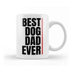 Baskı Dükkanı Best Dog Dad Ever 010 Kupa
