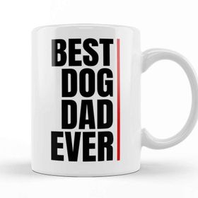 Baskı Dükkanı Best Dog Dad Ever 010 Kupa
