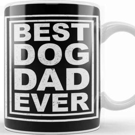 Baskı Dükkanı Best Dog Dad Ever 011 Kupa