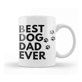 Baskı Dükkanı Best Dog Dad Ever 012 Kupa Bardak