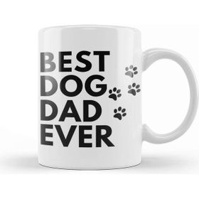 Baskı Dükkanı Best Dog Dad Ever 012 Kupa Bardak