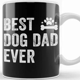 Baskı Dükkanı Best Dog Dad Ever 013 Kupa