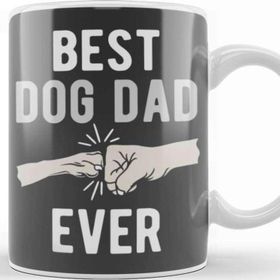 Baskı Dükkanı Best Dog Dad Ever 014 Kupa