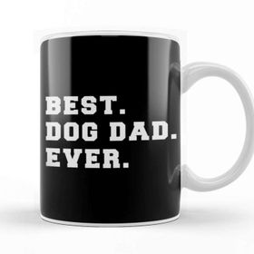 Baskı Dükkanı Best Dog Dad Ever 02 Kupa