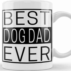 Baskı Dükkanı Best Dog Dad Ever 04 Kupa