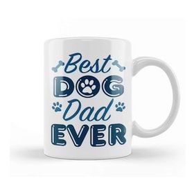 Baskı Dükkanı Best Dog Dad Ever 06 Kupa