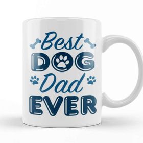 Baskı Dükkanı Best Dog Dad Ever 06 Kupa