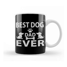 Baskı Dükkanı Best Dog Dad Ever 08 Kupa