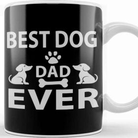 Baskı Dükkanı Best Dog Dad Ever 08 Kupa