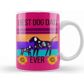 Baskı Dükkanı Best Dog Dad Ever Fathers Day Gift 2021 Kupa