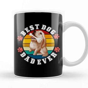 Baskı Dükkanı Best Dog Dad Ever Funny Best Dog Dad Ever Kupa Bardak P