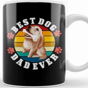 Baskı Dükkanı Best Dog Dad Ever Funny Best Dog Dad Ever Kupa Bardak P
