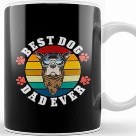 Baskı Dükkanı Best Dog Dad Ever Köpek 01 Kupa