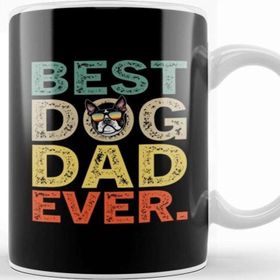 Baskı Dükkanı Best Dog Dad Ever Köpek 04 Kupa