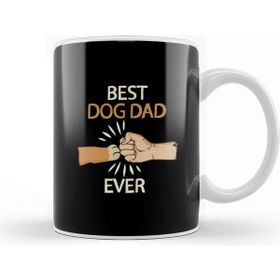 Baskı Dükkanı Best Dog Dad Ever Paw Fist Bump Fathers Day Gift Köpek Kupa Bardak