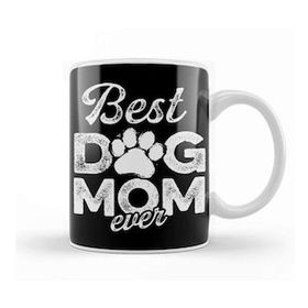 Baskı Dükkanı Best Dog Mom Ever 02 Kupa Bardak
