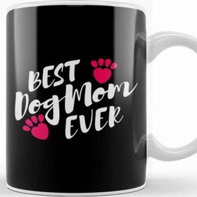 Baskı Dükkanı Best Dog Mom Ever Pug Sevimli Köpek Kupa Bardak