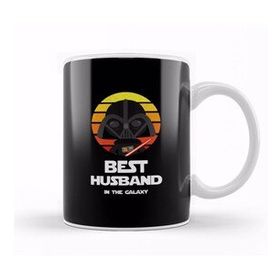 Baskı Dükkanı Best Husband In The Galaxy Husband Star Wars Porselen Kupa