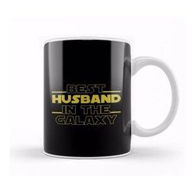 Baskı Dükkanı Best Husband In The Galaxy Husband Star Wars Porselen Kupa