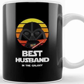 Baskı Dükkanı Best Husband In The Galaxy Husband Star Wars Porselen Kupa