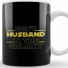 Baskı Dükkanı Best Husband In The Galaxy Husband Star Wars Porselen Kupa