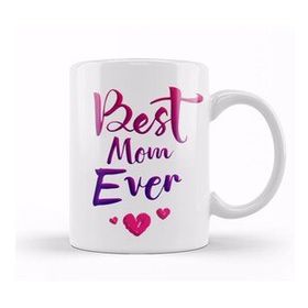 Baskı Dükkanı Best Mom Ever Anneler Günü 01 Kupa
